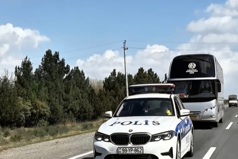 DİN: III MDB Oyunları ilə bağlı yollarda təhlükəsizlik nəzarətdədir